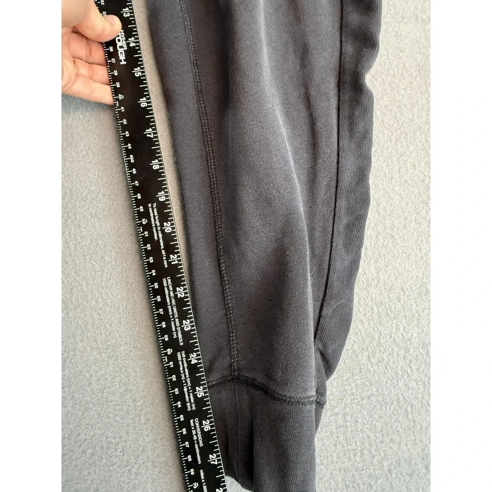 Jordan Jogger Pants Mens M Black French Terry Elastic Waist Pockets 822660-010